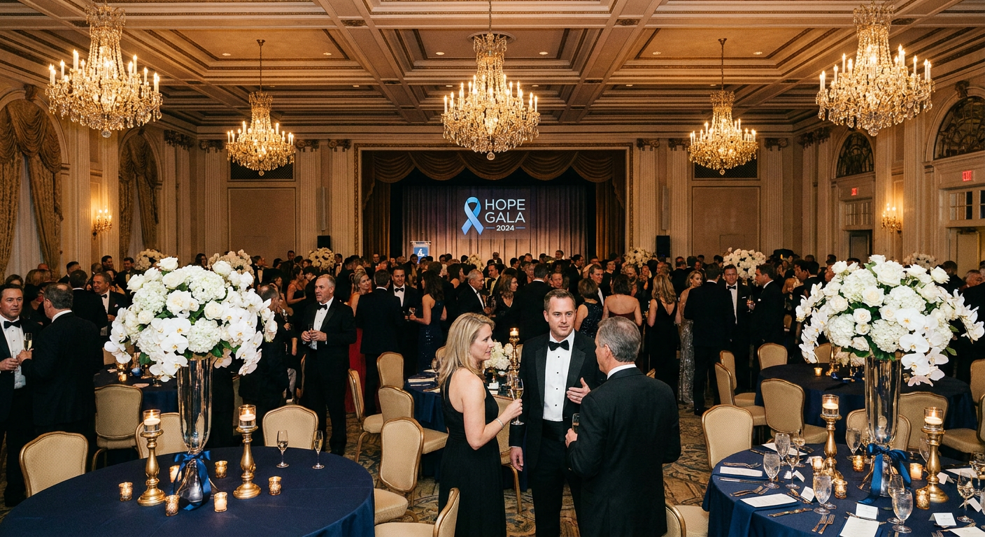 Blue Ribbon Gala ballroom